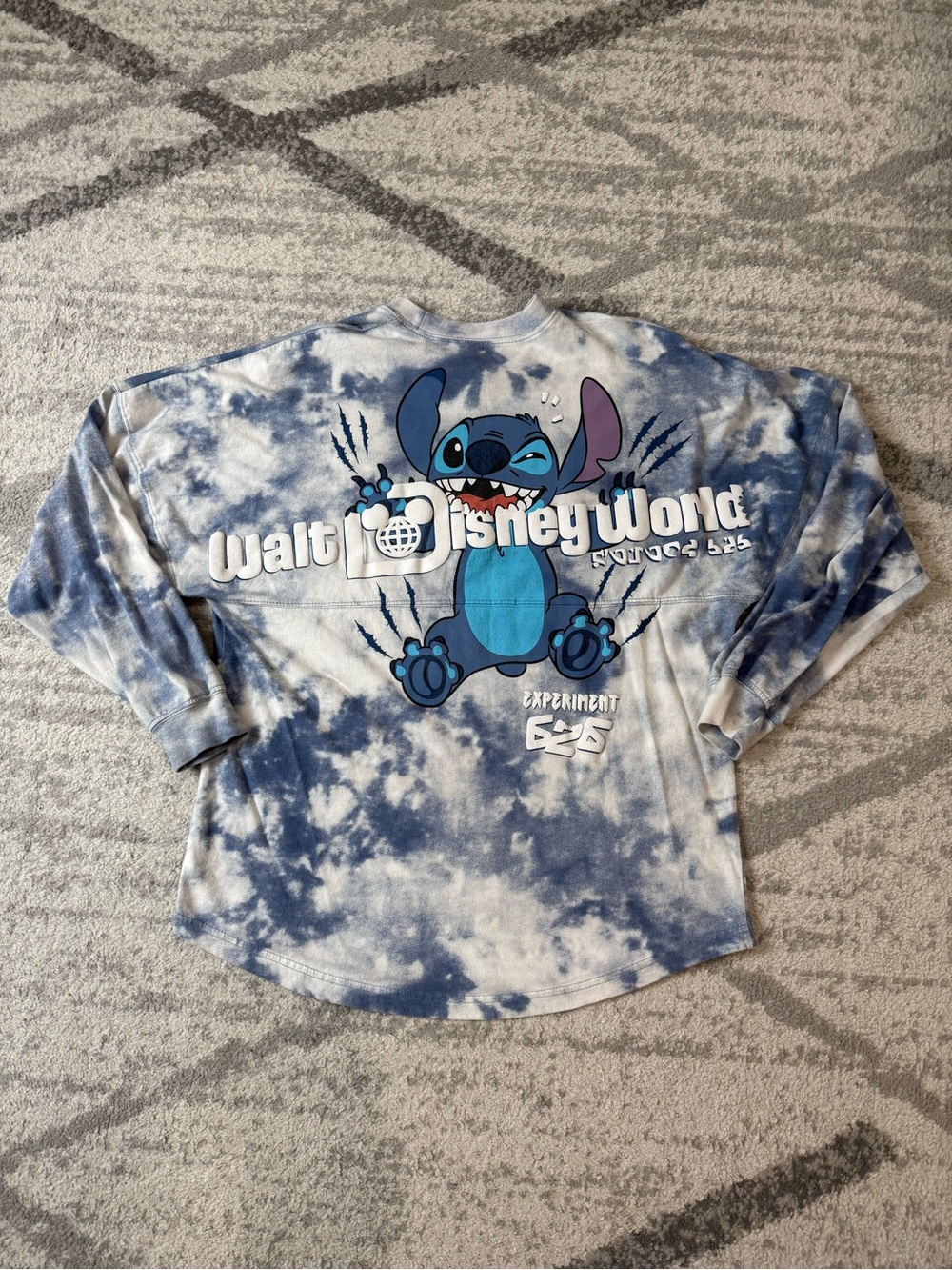 Lilo Stitch Experiment 626 Walt Disney World Spirit Jersey Tie Dye Size Small